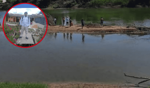 Padre desaparece en el río Piura