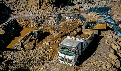 Un 3% de las obras paralizadas a nivel nacional están a cargo del MTC. Foto: MTC Obras paralizadas
