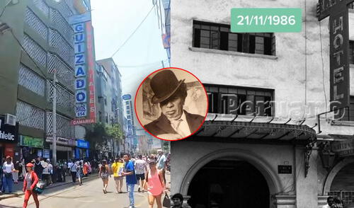 El edificio de la galería Guizado es uno de los más antiguos de Gamarra. Foto: composición LR/El Peruano galeria Guizado