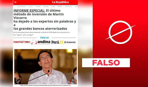 Inmediate Edge es una estafa: cuidado con esta supuesta plataforma de inversión. Foto: composición LR/ captura de la web Vizcarra es víctima de una usurpación de su imagen