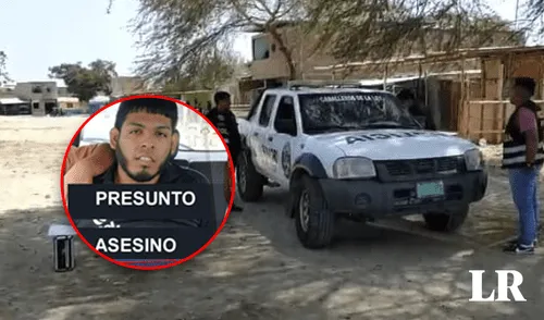 El presunto asesino se encuentra detenido en la sede policial de Sullana. Foto: Composición La República/difusión