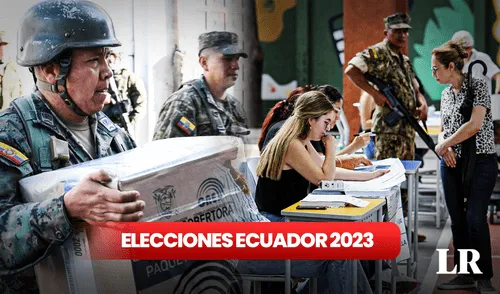 Boca de urna de las elecciones presidenciales en Ecuador. Foto: composición de Jazmín Ceras/LR/difusión Elecciones Ecuador, boca de urna, elecciones generales