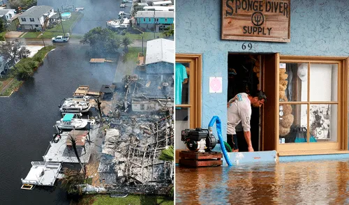 Huracán Idalia: imágenes de las inundaciones en Florida tras tocar tierra como huracán de categoría 3.