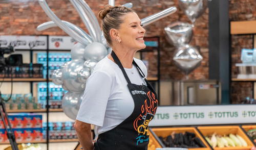 Leslie Stewart fue salvada por el jurado. Foto: Facebook/El gran chef