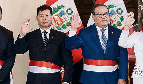 Respaldo. Arana dice que informó a Otárola de sus vínculos con exjueces de caso de corrupción y que este solo tomó nota. Foto: Sepres larepublica.pe