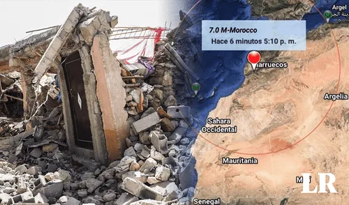 El terremoto de Marrueco se sintió en Portugal y España pero no reportaron víctimas ni daños materiales. Foto: Composición de Fabrizio Oviedo/LR/AFP Marruecos, terremoto, fallecidos, heridos