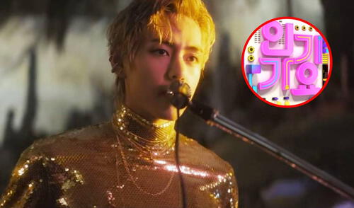 Taehyung estrenó su albúm 'Layover' el 8 de setiembre de 2023. Foto: composición LR/Hybe Labels/SBS KPOP Taehyung de BTS