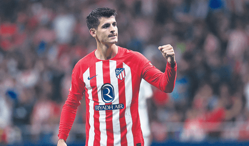 Goleador. Morata lleva 5 tantos con el Atleti en LaLIga. Foto: difusión Álvaro Morata
