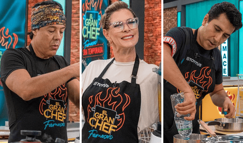 Los famosos tendrán que dar su mayor esfuerzo en la noche de eliminación. Foto: composición LR/Latina El gran chef famosos