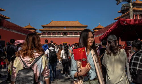 China. Reservas de hoteles para destinos populares han experimentado un aumento del 514%. Foto: EFE