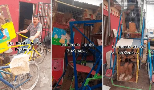 Juego mecánico a pedaleo