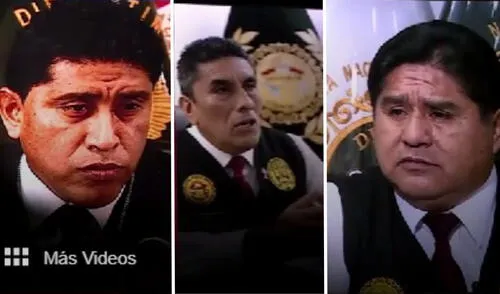 Agentes PNP amenazados. Foto: composición LR/captura de pantalla/América TV PNP