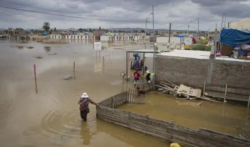 Damnificados. Desbordes de quebradas causan grave daño. La Libertad | FEN