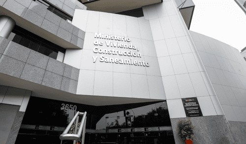 Ministerio de Vivienda. El puesto de viceministro de Construcción y Saneamiento estaba vacante desde el 23 de junio. Foto: difusión