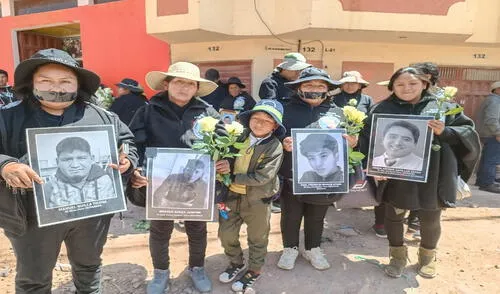 Familiares de víctimas siguieron diligencia fiscal. Solicitan identifi car a los responsables de las muertes de sus seres queridos en protesta. Foto: La República Protestas en Puno | Dina Boluarte