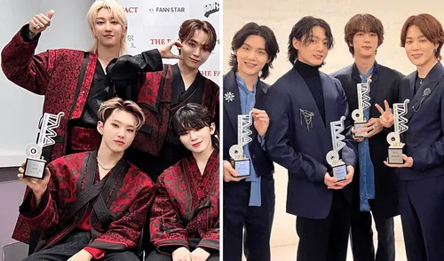 BTS y SEVENTEEN en The Fact