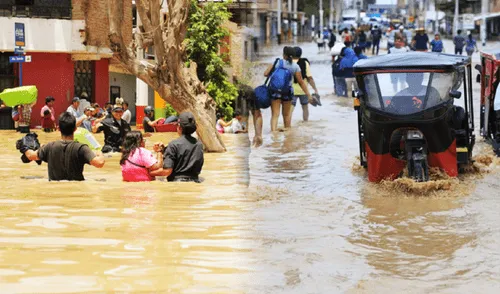 Ciudadanos podrían sufrir inundaciones a consecuencia del fenómeno El Niño. Foto: La República inundacion