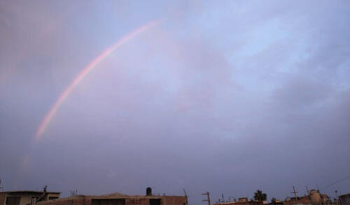 Arcoíris en Lima. Foto: cortesía arcoiris