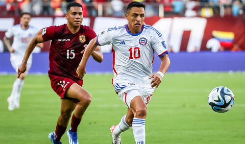 Venezuela y Chile se enfrentaron en Maturín por las Eliminatorias 2026. Foto: EFE Venezuela y Chile se enfrentaron en Maturín por las Eliminatorias 2026.