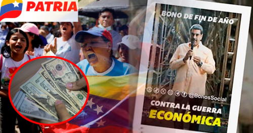 Bono de fin de año contra la guerra económica/ Bono de 40 dólares/Patria