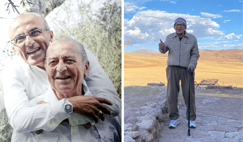 Entre actividades diarias y rutinas de comida, el padre del doctor se mantiene a sus 99 años. Fotos: cortesía/Dr. Pérez Albela larepublica.pe