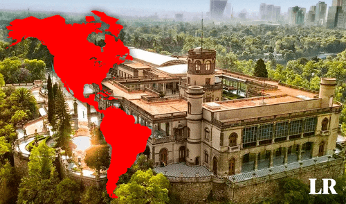 Castillo de Chapultepec en México