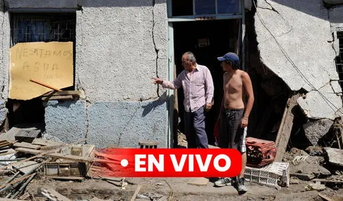 Anota en dónde ocurrió el último temblor hoy en Chile. Foto: composición LR/AFP Temblor hoy