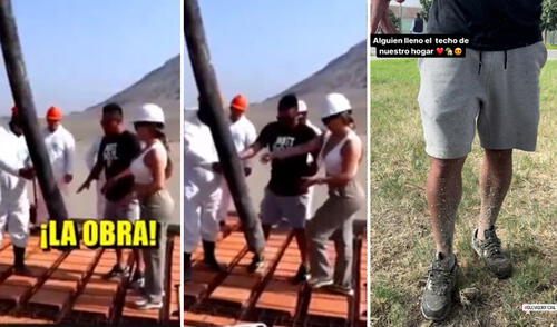 Christian Cueva inició los trabajos de su nueva casa a mediados del 2022. Foto: captura de Instagram/Pamela López Christian Cueva