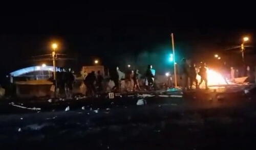 Barrio Chino. Las protestas en Ica tuvieron como saldo varios heridos tras enfrentamientos con la PNP. Foto: Latina