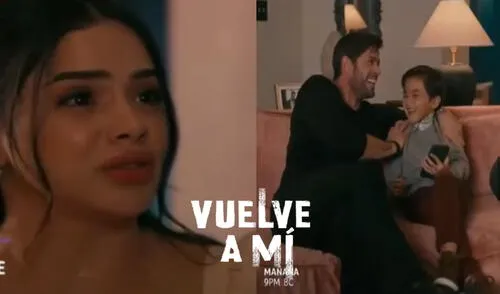 En el nuevo capítulo de 'Vuelve a mí', Nuria seguirá con la búsqueda de su hijo Andrés. Foto: composición LR / TikTok 'Vuelve a mí' Consuelo le contará la verdad a Nuria