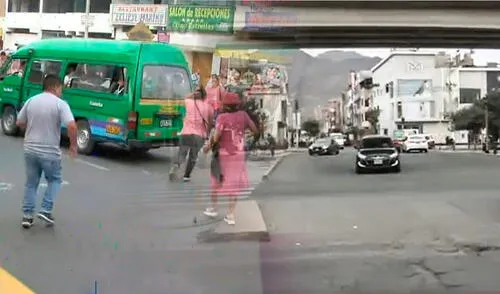 La zona reporta graves accidentes vehiculares y casos de sicariato. Foto: composición LR/TV Perú. San Juan de Lurigancho | Paradero de la Muerte