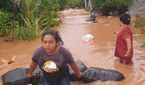 Lluvias en Huánuco. Foto: Andina