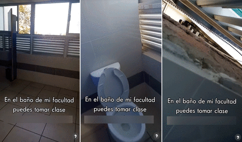 La ranura conectada al salón de clases hizo volar la imaginación de los usuarios en redes sociales. Foto: composición LR/TikTok/@carlos_trlis