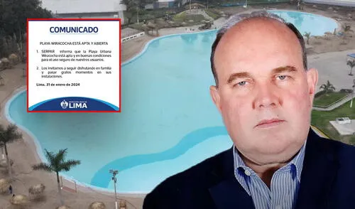 Serpar informó que la playa urbana Wiracocha sí cumple con los requisitos para que sea saludable. Foto: composición LR/MML larepublica.pe