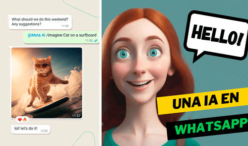 WhatsApp se lanzó al mercado en noviembre de 2009. Foto: composición LR/unocero whatsApp messenger meta inteligencia artificial