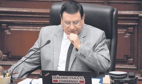 Bajo Sospecha. El presidente del Congreso, Alejandro Soto Reyes, y otros 13 parlamentarios son sospechosos de negociar ilícitamente con la suspendida fiscal de la Nación, Patricia Benavides. Foto: difusión Alejandro Soto Reyes