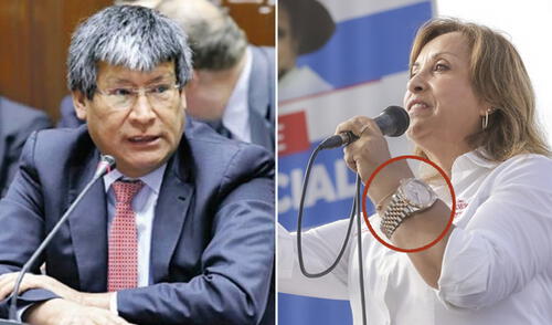 A pesar de que Wilfredo Oscorima acudió a la Fiscalía este jueves 4, no rindió su declaración ni exhibió el Rolex. Foto: composición LR/Gore Ayacucho/Presidencia Dina Boluarte y Oscorima