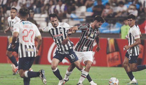 El partido entre Alianza Lima y Fluminense quedo empatado 1 -1 . Foto: Luis Jimenez. larepublica.pe