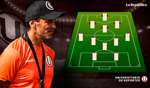 Fabián Bustos lleva 6 triunfos y 3 empates en la Liga 1 con Universitario de Deportes. Foto: composición LR Universitario de Deportes