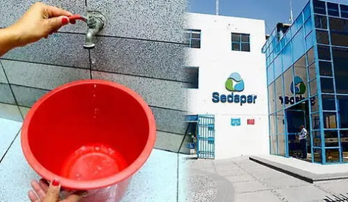 Sedapar informó sobre un corte de agua en distrito de Arequipa. Foto: La República Corte de agua