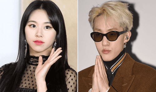 Chaeyoung de TWICE y Zion.T
