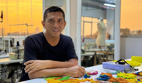 Reconocido diseñador brindo detalles de su paso por la pasarella de Milán. Fuente: Difusión larepublica.pe