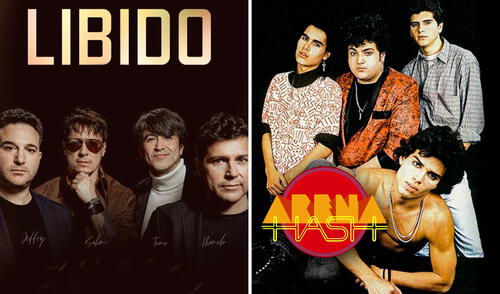 La banda Arena Hash es recordada por haber tenido entre sus integrantes a Pedro Suárez-Vértiz y Christian Meier. Foto: composición LR/Facebook/difusión Conoce a la banda de Rock del Perú que destaca en el extranjero