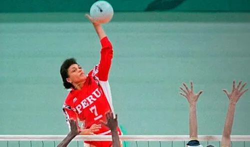 Milagros Cámere fue parte de la última selección peruana de vóley que jugó unos Juegos Olímpicos. Foto: AFP Milagros Cámere