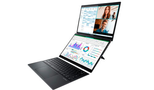 El dispositivo destaca por incorporar el nuevo chipset con IA. Foto: Composición LR / Asus