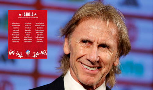Ricardo Gareca tiene contrato con Chile hasta finales de las Eliminatorias. Foto: composición LR/AFP/Chile Ricardo Gareca | selección chilena | Copa América