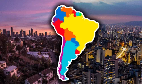 Sudamérica, Brasil, Estados Unidos.