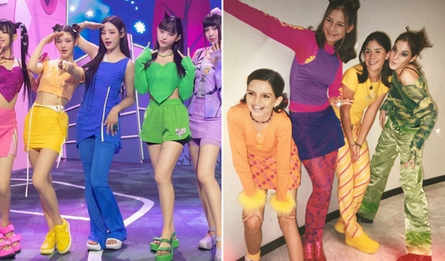 NewJeans fue acusado de copiar a Jeans, el grupo mexicano conformado por 4 miembros. Foto: composición LR/Ador/Jeans official NewJeans
