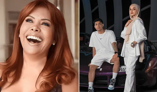 Magaly Medina, 'Cañita' y Douha.