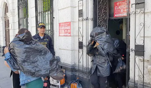 Arequipa. Intervención en prostíbulo permitió la captura de varones involucrados en delitos. Foto: Wilder Pari